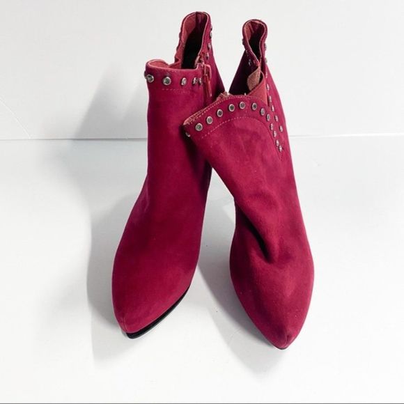 Women Pointed Toe Ankle Boots High Heels Stilettos Pumps Booties Dress Shoes - Picture 3 of 5